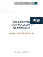 Explosivos - Guia 1 - Reseña Historica