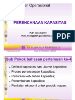 Perencanaan Kapasitas