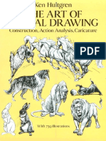 BE07B Hultgren Ken The Art of Animal Drawing Construction Action A PDF