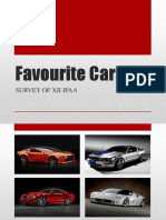 Favourite Cars: Survey of Xii Ipa 6