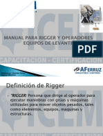 Manual para Rigger y Operadores Equipos de Levante