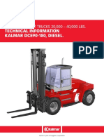 Kalmar DCE90-180 Diesel Specs 18 TON'