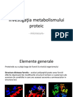 Curs1-Investigaţia Metabolismului Proteic