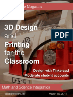 3D Desing and Printing For The Classroom