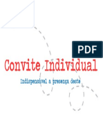 Convite Individual - Modelo