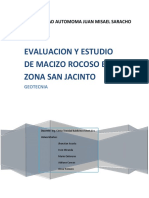 Evaluacion y Estudio de Macizo Rocoso