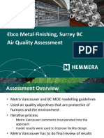 Ebco Surrey Public Meeting Air Quality Assessment Presentation Final