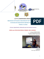 Programa Curso Psicologo Perito Forense Icpfu 2018 Nivel Avanzado