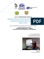 Programa Curso de Psicologia Policial y Tecnicas Psicoproyectivas Para Evaluacion Porte de Armas 2017