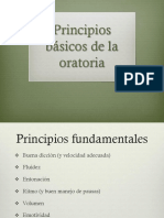 Principios Básicos de La Oratoria