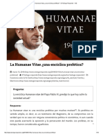 La Humanae Vitae ¿Una Encíclica Profética_ - El Teólogo Responde - IVE