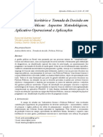 Analise Multicriterio e Tomada de Decisao Em Politicas Publicas