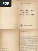 German Carrera Damas - Metodologia de La Historia | PDF