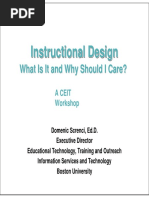 Teaching Talk Instructional Design