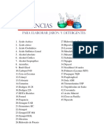 Lista de Sustancias Químicas - 2