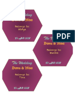 Bridesmaid PDF