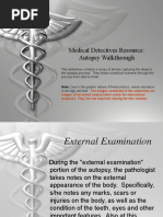 An Introduction To Autopsy Technique: Step-by-Step Diagrams | PDF ...