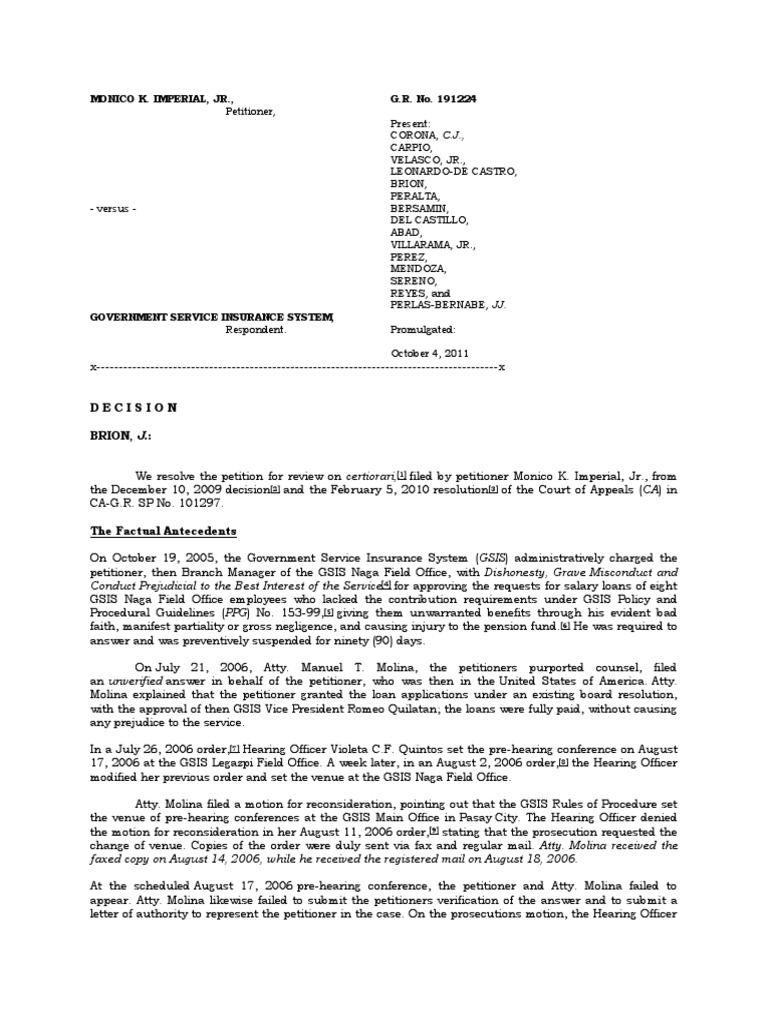 Grave Misconduct PDF Judgment (Law) Public Law