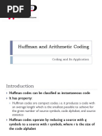 Huffman Coding, RLE, LZW