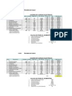 Cuadro de Cargas para Viviendas
