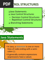 Java Control Structure