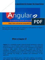 Best Angular 2 Interview Questions and Answer