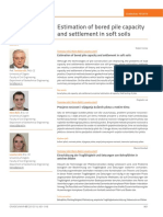 Estimation of Bored Pile Capacity & Settlement in Soft Soils PDF