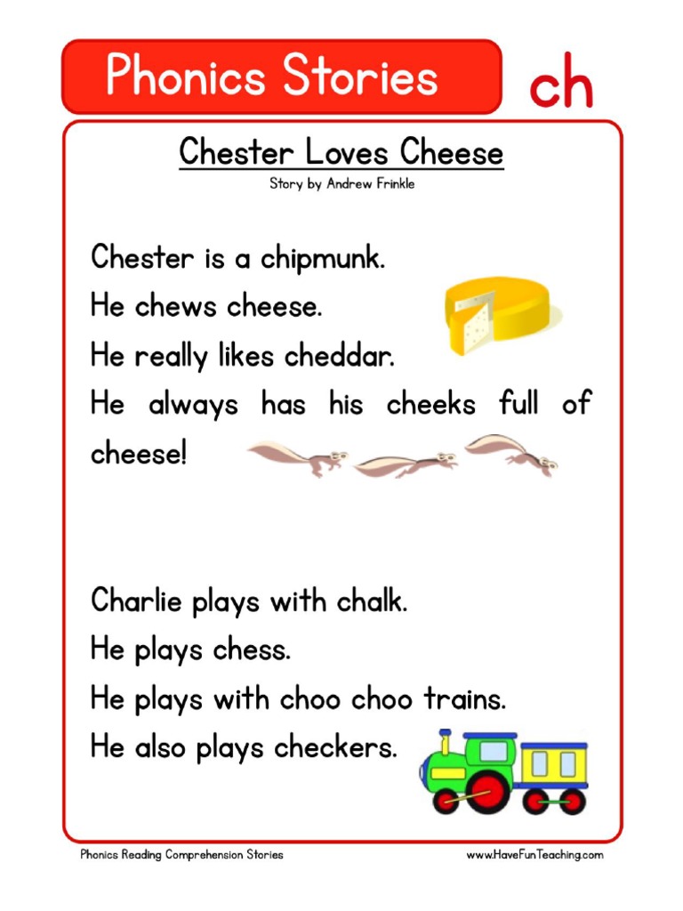 Free Phonics Reading Comprehension CH PDF | PDF