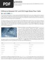 Difference Between OS1 and OS2 Single Mode Fiber Cable - Fiber Optic Cabling Solutions