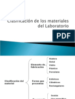 Clasificacion de Los Materiales de Laboratorio