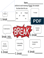 break activity 2