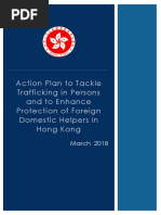 Action Plan to Tackle Trafficking in Persons and to Enhance Protection of Foreign Domestic Helpers in Hong Kong