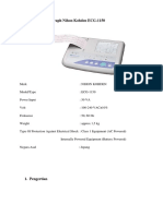 Electrocardiograph Nihon Kohden ECG