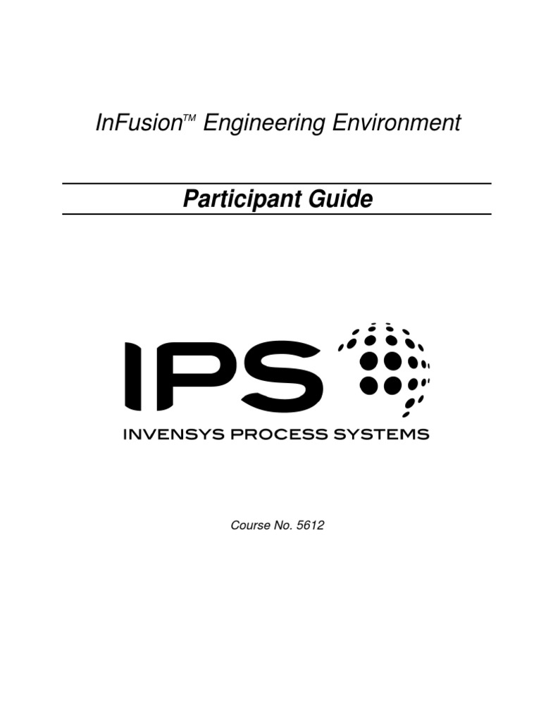 InFusion Engineering EnvironmentCourse5612 Participant Guide | PDF ...