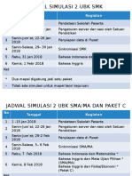 Jadwal SimuIasi 2