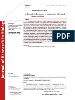 Evaluate marketability of ten selected genotypes of tomato under subtropical climate conditions