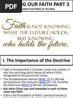 Building Our Faith Lesson 3