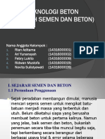 Teknologi Beton (Sejarah Semen Dan Beton)