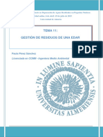 TEMA 11 - Gestión de Residuos de Una EDAR PDF