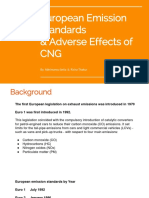 Euro Standards & Effects of CNG