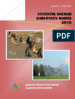 Statistik Daerah Kabupaten Maros 2016