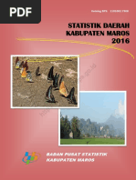 Statistik Daerah Kabupaten Maros 2016