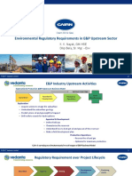 Environmental Regulatory Requirements in E&P Upstream Sector