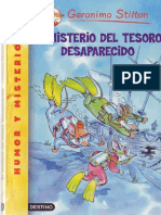 El Misterio Del Tesoro Desaparecido - Geronimo Stilton