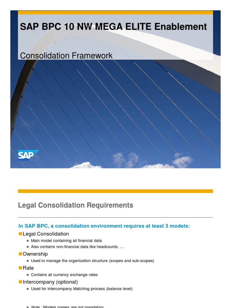 BPC Preso2 Consolidation Framework | PDF | Ibm System I | Ibm Db2