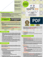Leaflet SNMPTN Sbmptn2018