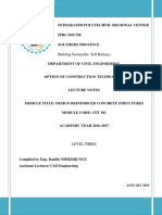 Reinforced Concrete Design