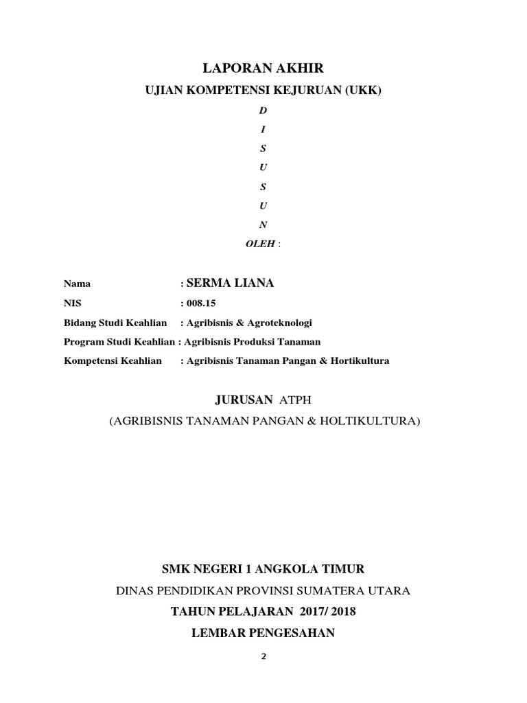 Laporan Akhir Ukk Serma Docx