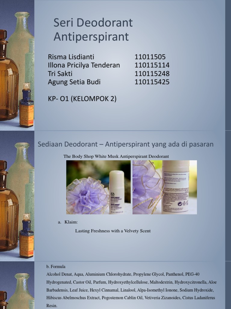 Seri Deodorant Antiperspirant PDF