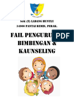 Fail Pengurusan Bimbingan & Kaunseling: SJK (T) Ladang Huntly 34900 PANTAI REMIS, Perak